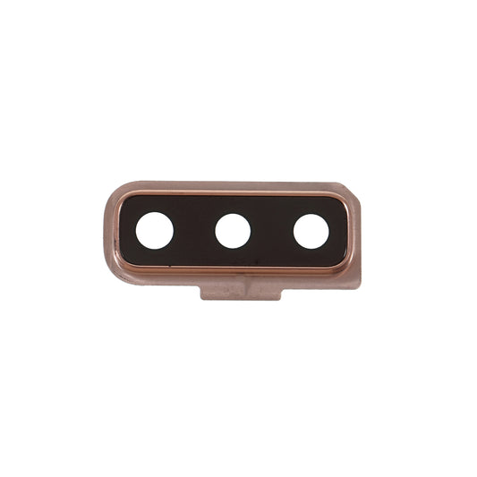 OEM for Samsung Galaxy A7 (2018) A750 Back Camera Lens Cover with Bracket and Glass Replacement Part - Gold