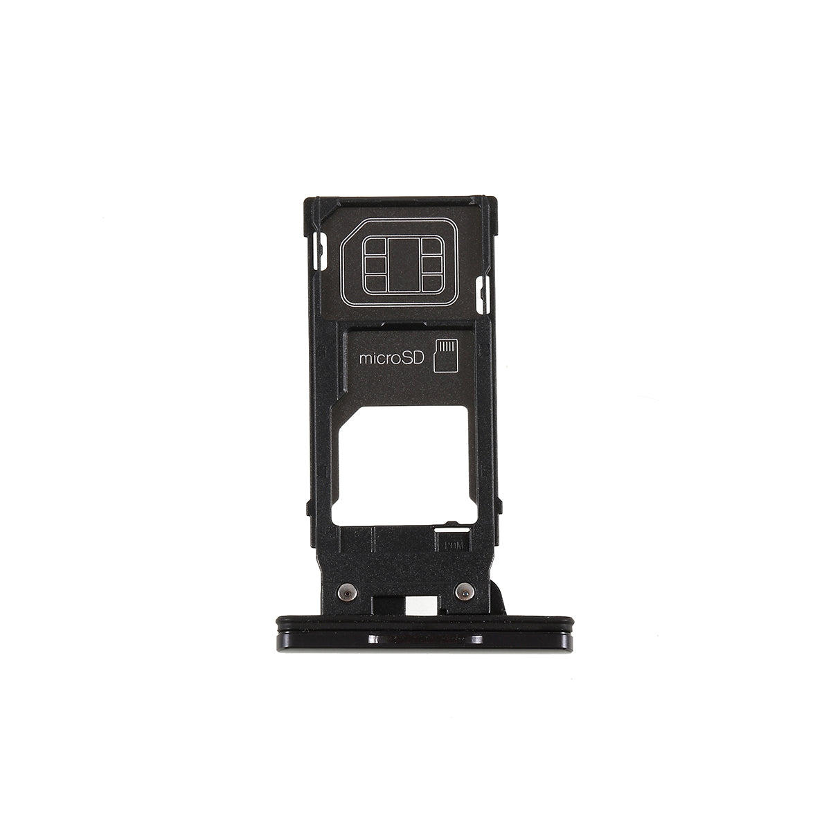 OEM SIM Card Tray Holder Repair Part for Sony Xperia XZ2 Plus - Black