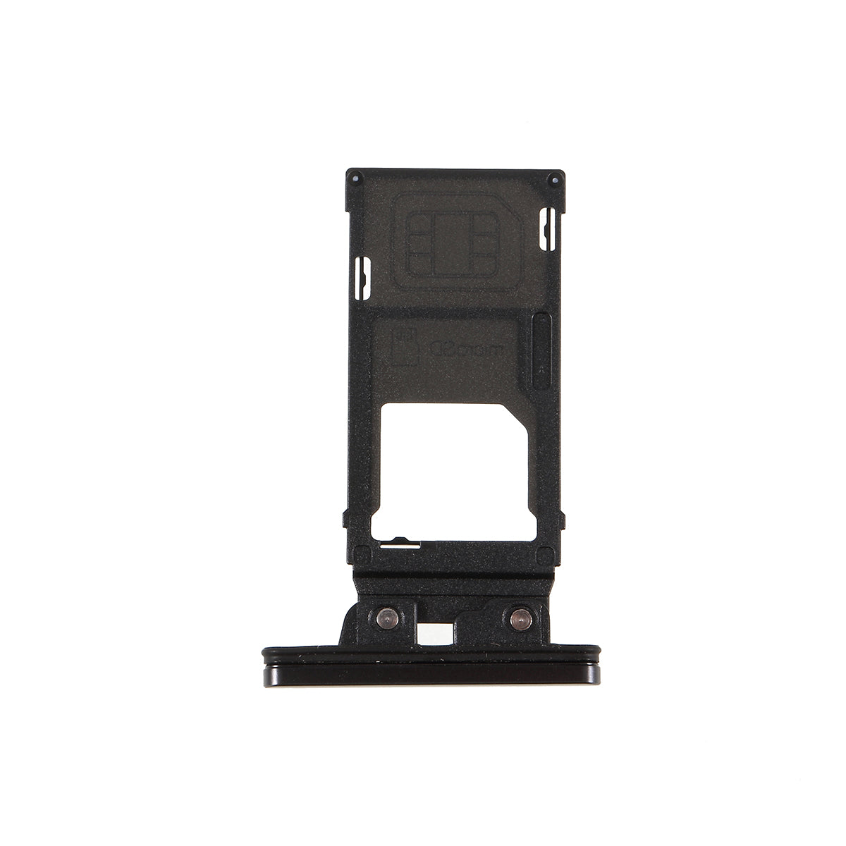 OEM SIM Card Tray Holder Repair Part for Sony Xperia XZ2 Plus - Black