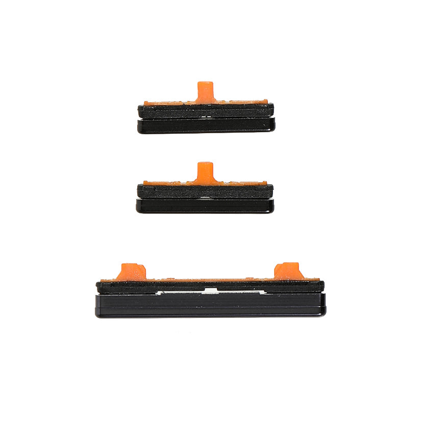 3Pcs/Pack OEM Side Buttons Set (without Logo) for Samsung Galaxy S9 G960/S9+ G965 - Black