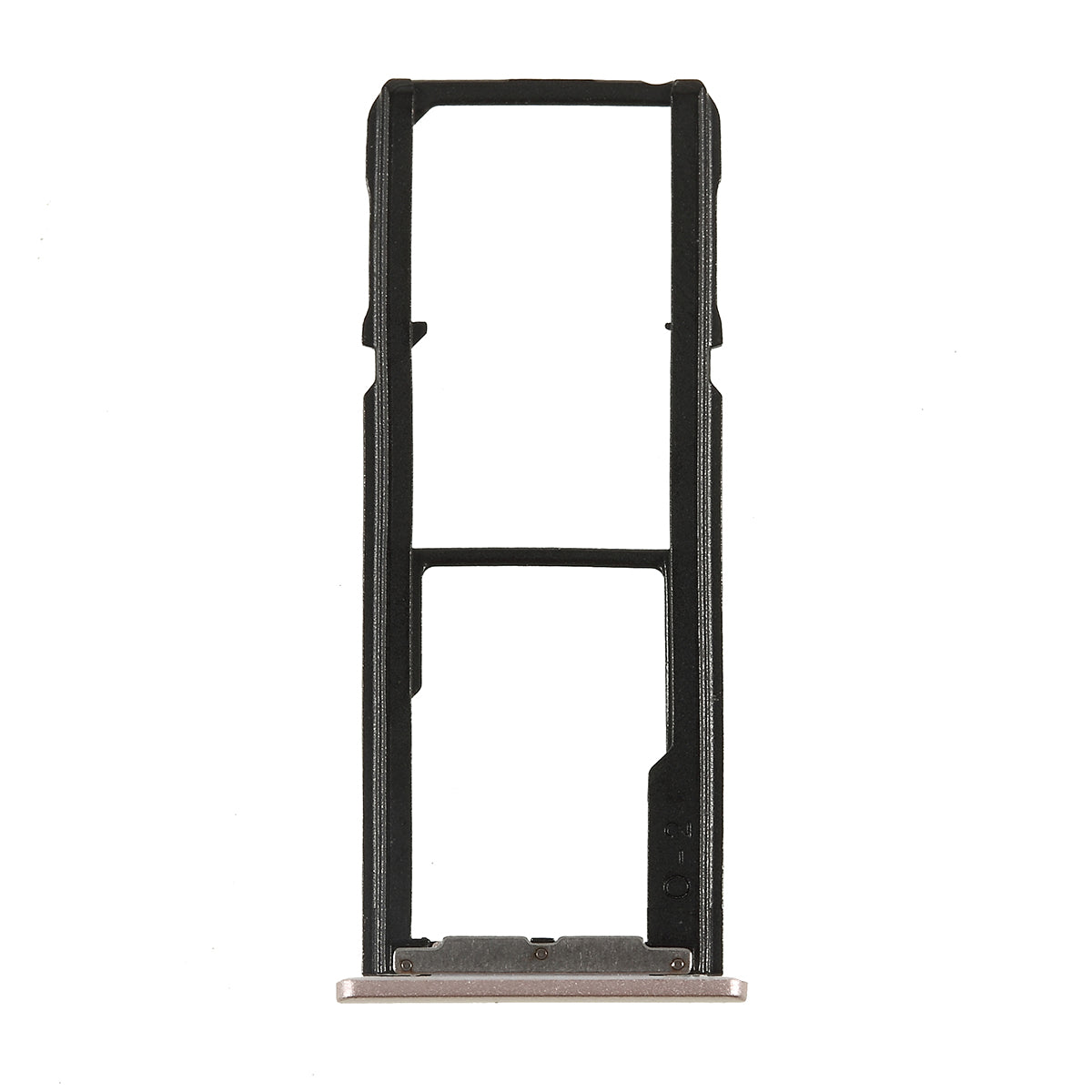 OEM Dual SIM Card Tray Holder Replace Part for Asus Zenfone 4 Selfie ZD553KL / 4 Selfie ZB553KL - Pink