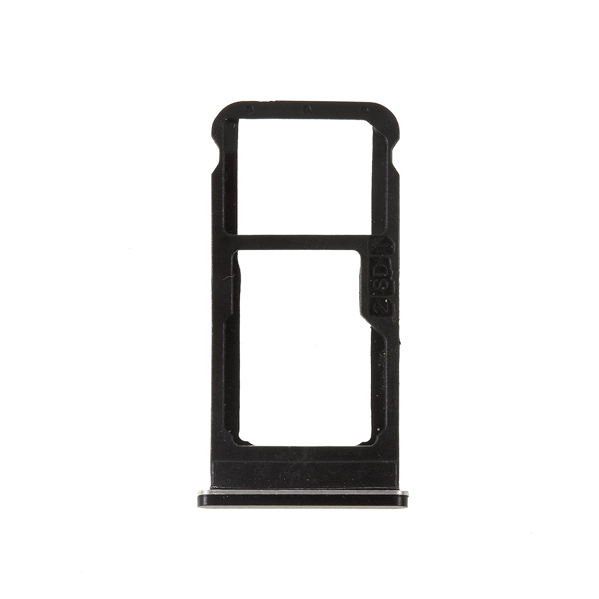 OEM Dual SIM Card Tray Holder Replace Part for Nokia 6.1 (5.5-inch) / Nokia 6 (2018) - Black