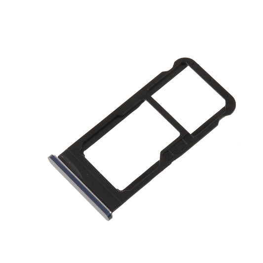 OEM Dual SIM Card Tray Holder Replace Part for Nokia 6.1 (5.5-inch) / Nokia 6 (2018) - Blue