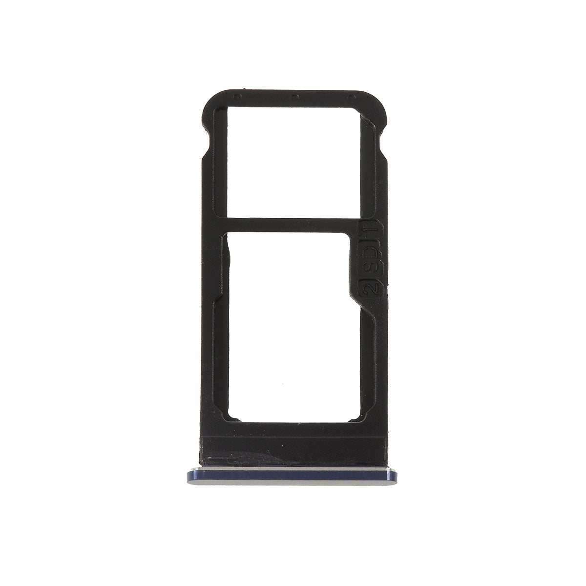 OEM Dual SIM Card Tray Holder Replace Part for Nokia 6.1 (5.5-inch) / Nokia 6 (2018) - Blue