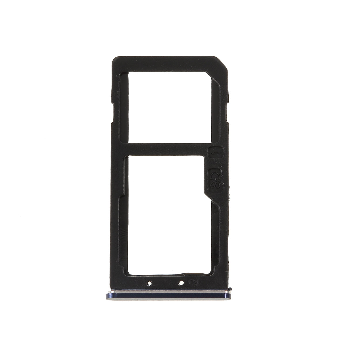 OEM Dual SIM Card Tray Holder Replace Part for Nokia 6 (2017) - Blue