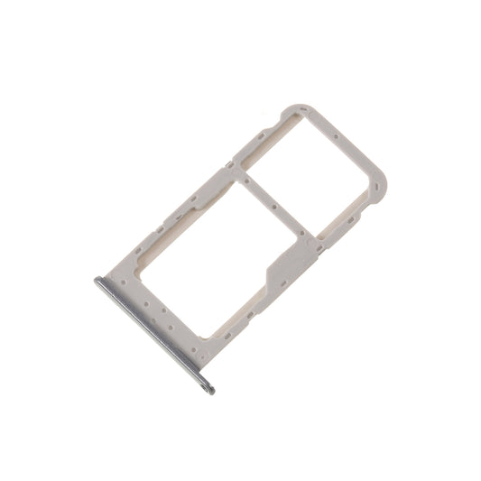 OEM Dual SIM MicroSD Card Tray Slot Part for Huawei Honor 9 Lite - Silver
