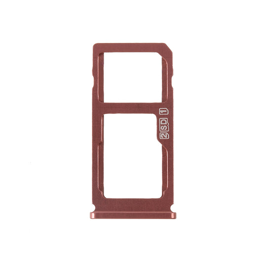 OEM Dual SIM Micro SD Card Tray Holder Replacement for Nokia 8 - Rose Gold