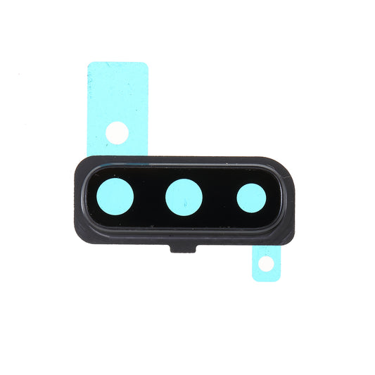 OEM Back Camera Lens Ring Cover with Glass Lens for Samsung Galaxy A50 SM-A505 - Black