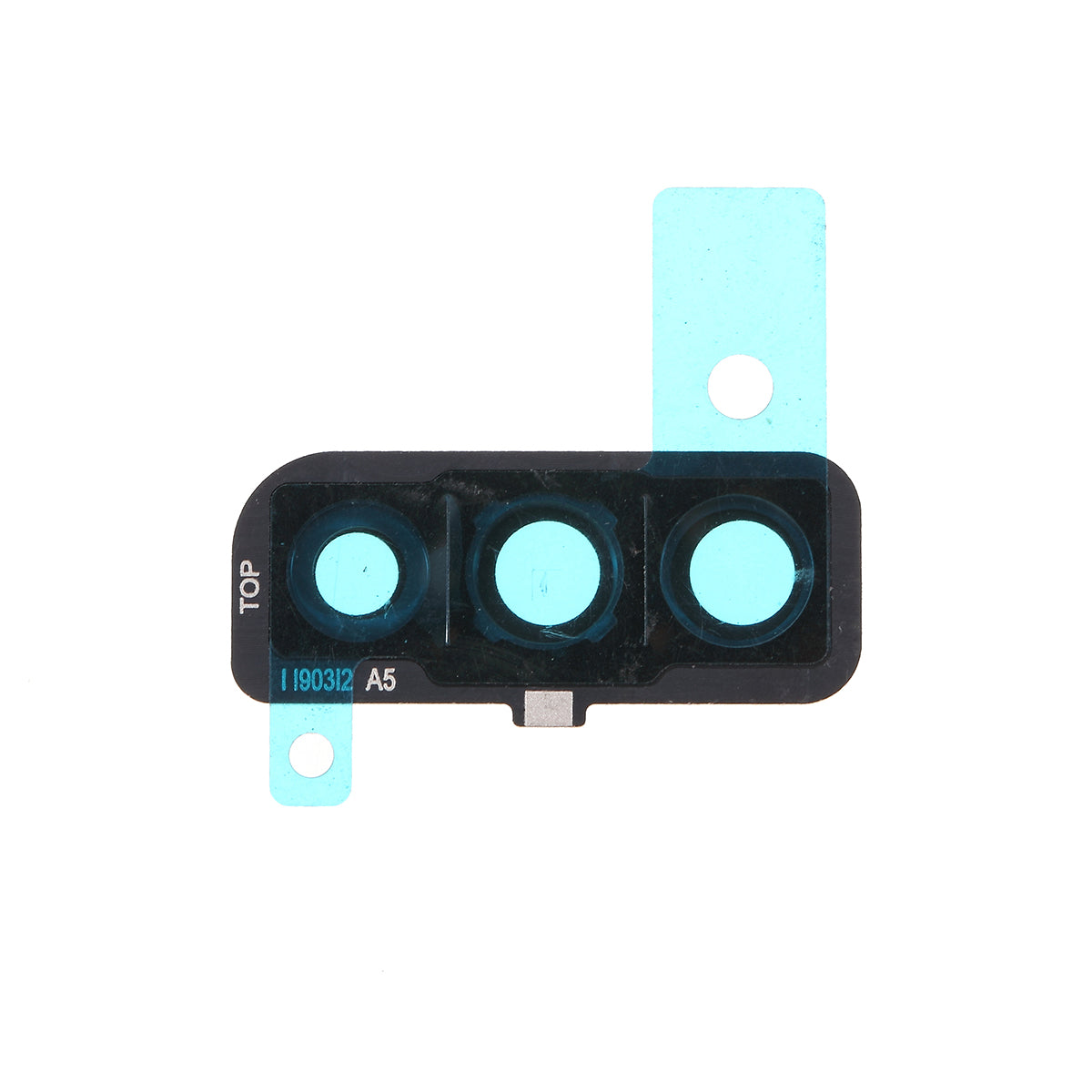 OEM Back Camera Lens Ring Cover with Glass Lens for Samsung Galaxy A50 SM-A505 - Black