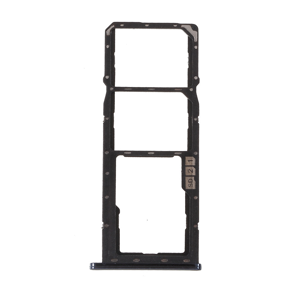 OEM SIM MicroSD Card Tray Holder Spare Part for Asus Zenfone Max Pro (M2) ZB631KL - Black