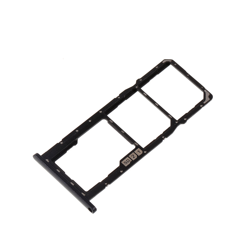 OEM SIM MicroSD Card Tray Holder Spare Part for Asus Zenfone Max (M2) ZB633KL - Black