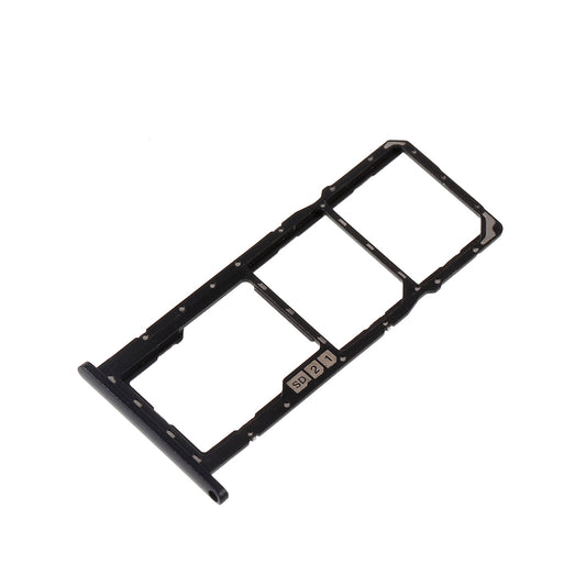 OEM SIM MicroSD Card Tray Holder Spare Part for Asus Zenfone Max (M2) ZB633KL - Black