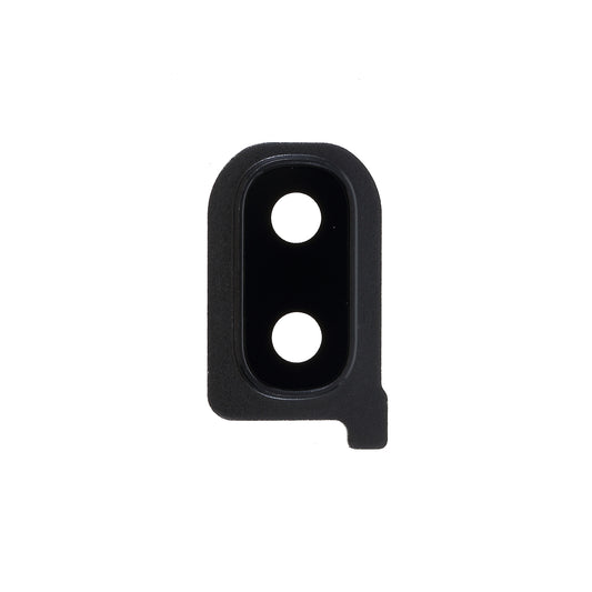 OEM Back Camera Lens Ring Cover with Glass Lens for Samsung Galaxy A40 SM-A405 - Black