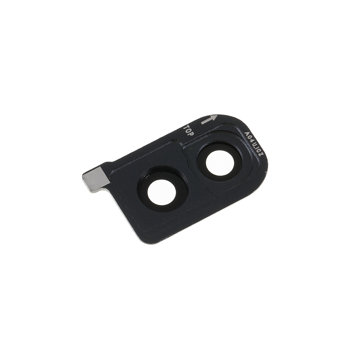 OEM Back Camera Lens Ring Cover with Glass Lens for Samsung Galaxy A40 SM-A405 - Black