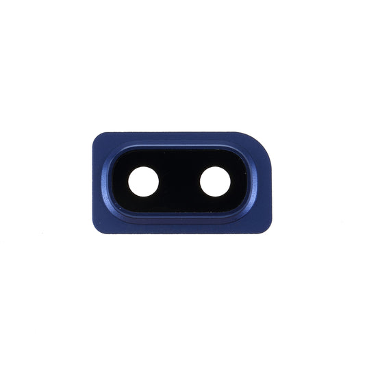 OEM Back Camera Lens Ring Cover with Glass Lens for Samsung Galaxy A10 SM-A105 - Blue