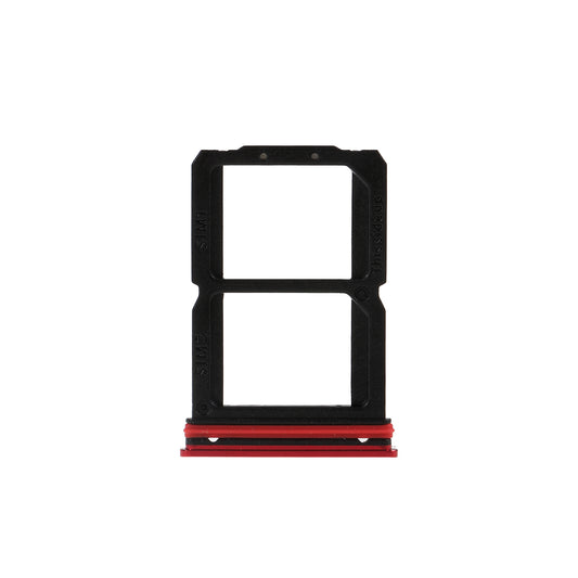 OEM Dual SIM Card Tray Holder Replace Part for OnePlus 7 - Red