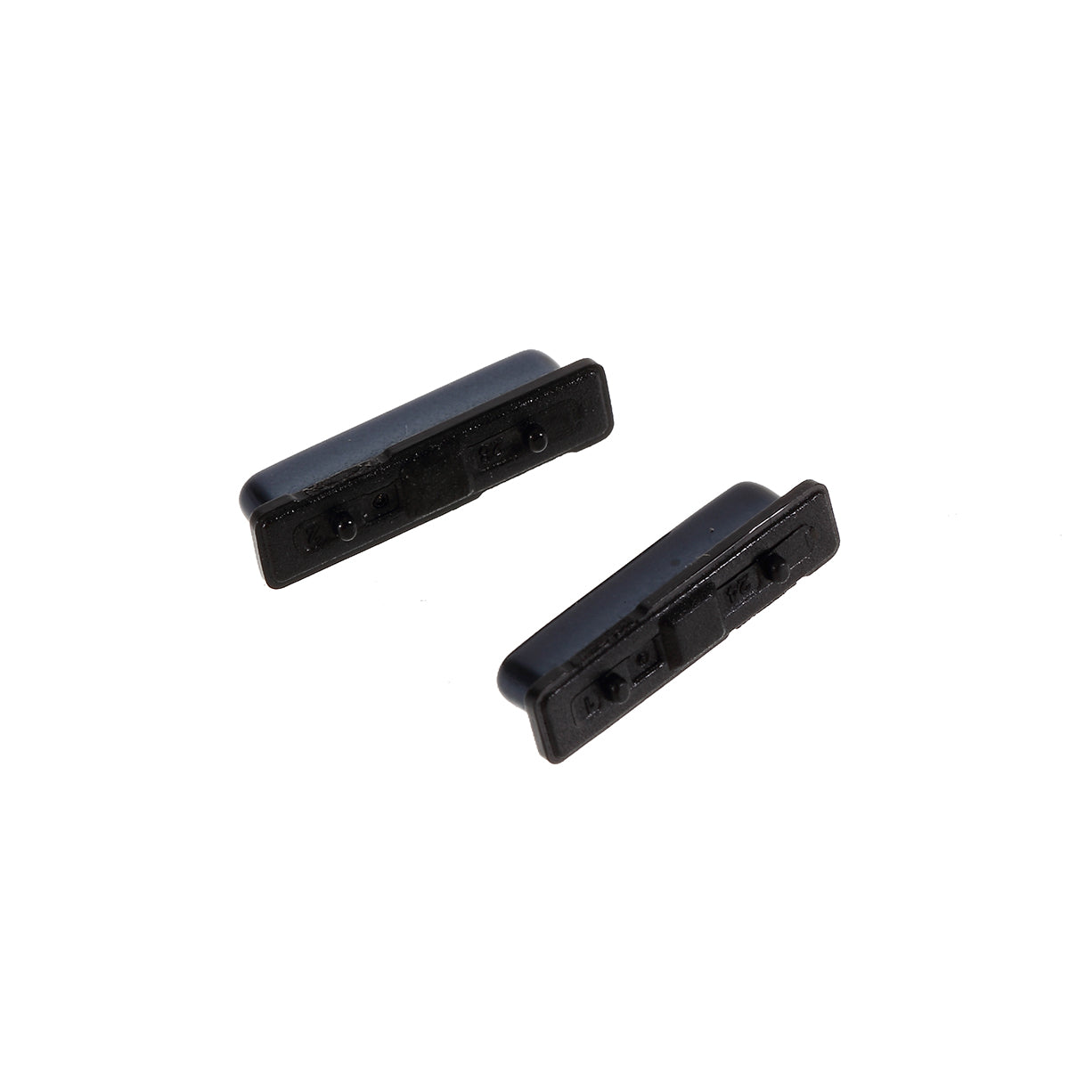 2Pcs/Set OEM Side Key Buttons for Samsung Galaxy A7 (2018) A750 - Black