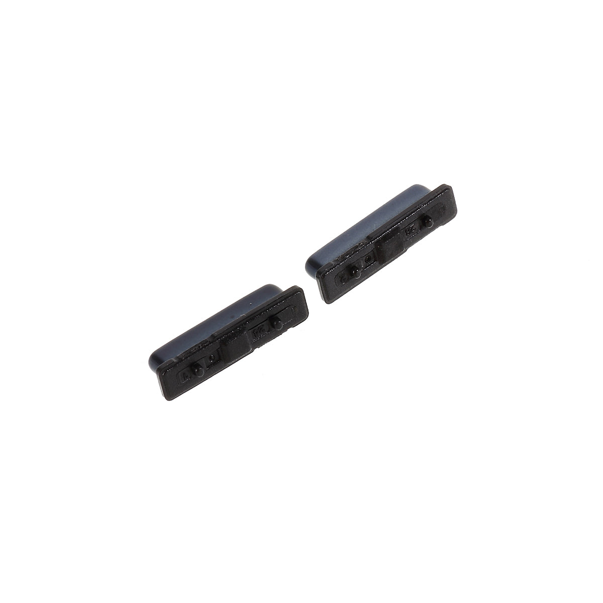 2Pcs/Set OEM Side Key Buttons for Samsung Galaxy A7 (2018) A750 - Black
