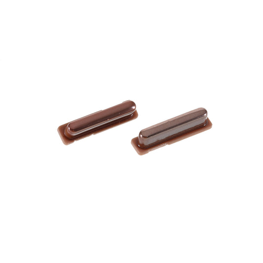 2Pcs/Set OEM Side Key Buttons for Samsung Galaxy A7 (2018) A750 - Gold