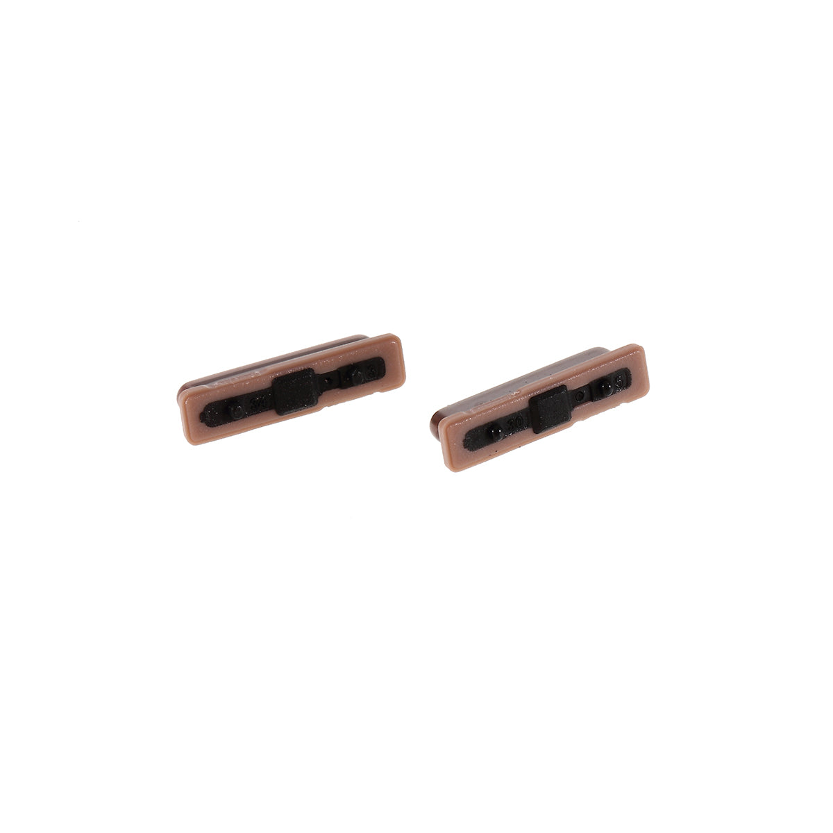 2Pcs/Set OEM Side Key Buttons for Samsung Galaxy A7 (2018) A750 - Gold