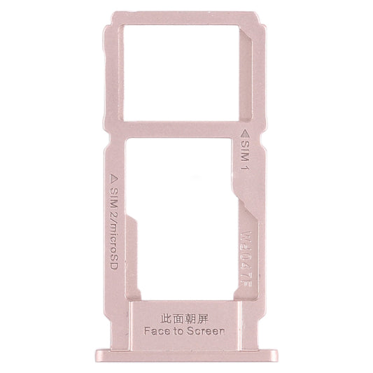OEM SD Card SIM Card Tray Holder Replace Part for Oppo R11 - Rose Gold