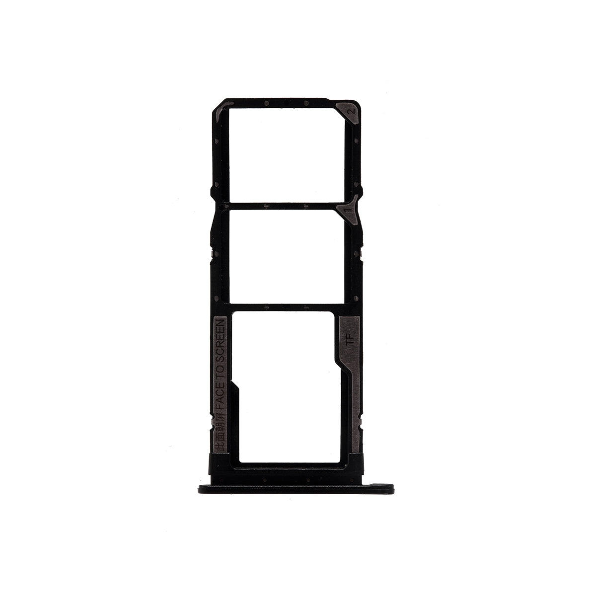 OEM SIM Micro SD Card Tray Holder Replacement for Xiaomi Redmi 7A - Black