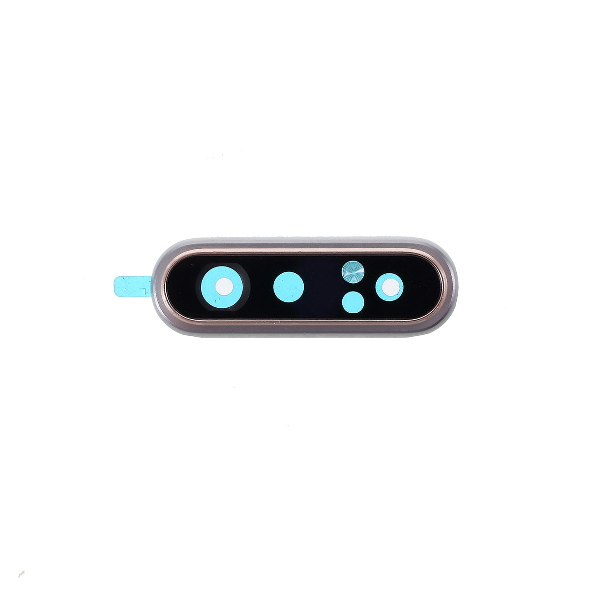 OEM Back Camera Lens Ring Cover with Glass Lens for Samsung Galaxy A80 SM-A805 - Silver