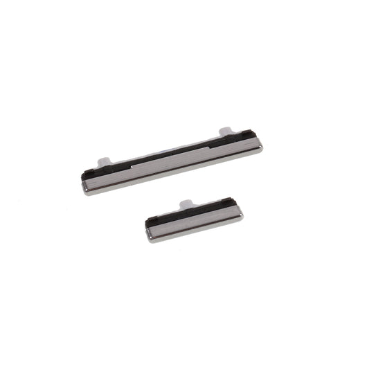 For Samsung Galaxy Note 10 4G SM-N970 2Pcs / Set OEM Power On / Off and Volume Side Buttons (without Logo) - Silver