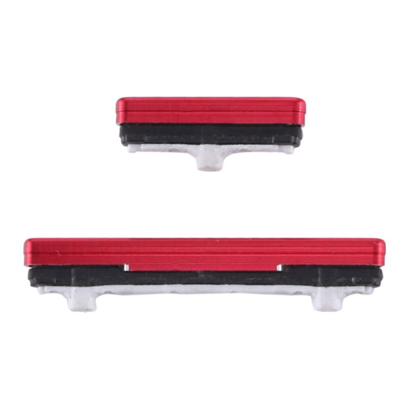 For Samsung Galaxy Note 10 4G SM-N970 2Pcs / Set OEM Power On / Off and Volume Side Buttons (without Logo) - Red