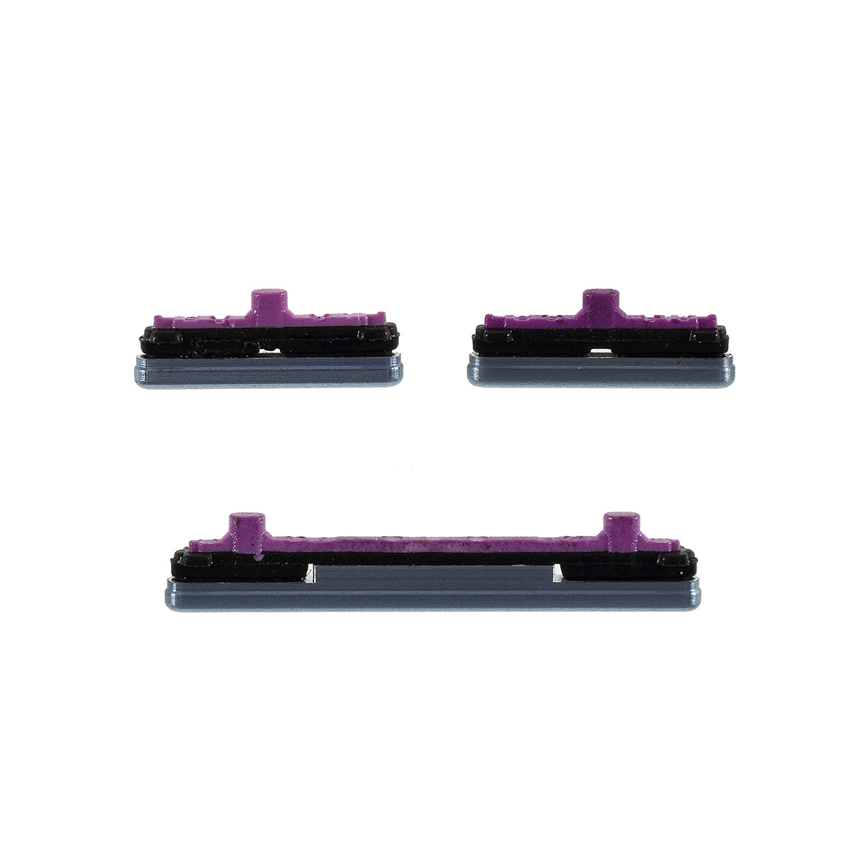 For Samsung Galaxy S10 G973 / S10 Plus G975 3Pcs / Set OEM Power On / Off and Volume Side Buttons (without Logo) - Blue
