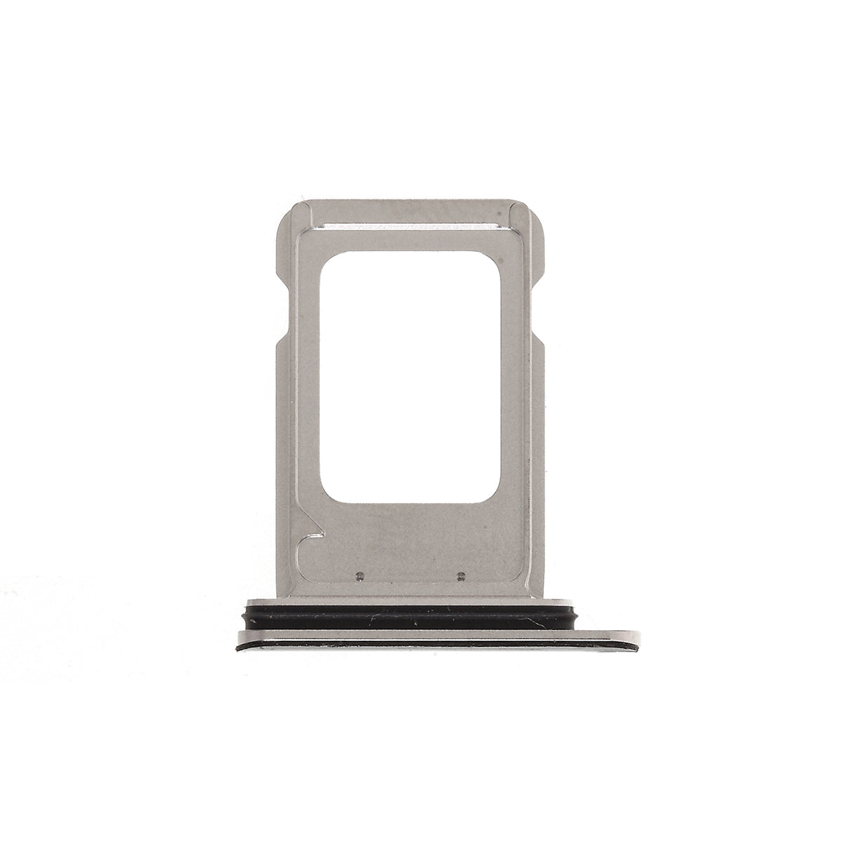 OEM Dual SIM Card Tray Holder Replace Part for iPhone 11 Pro 5.8 inch/11 Pro Max 6.5 inch - Silver