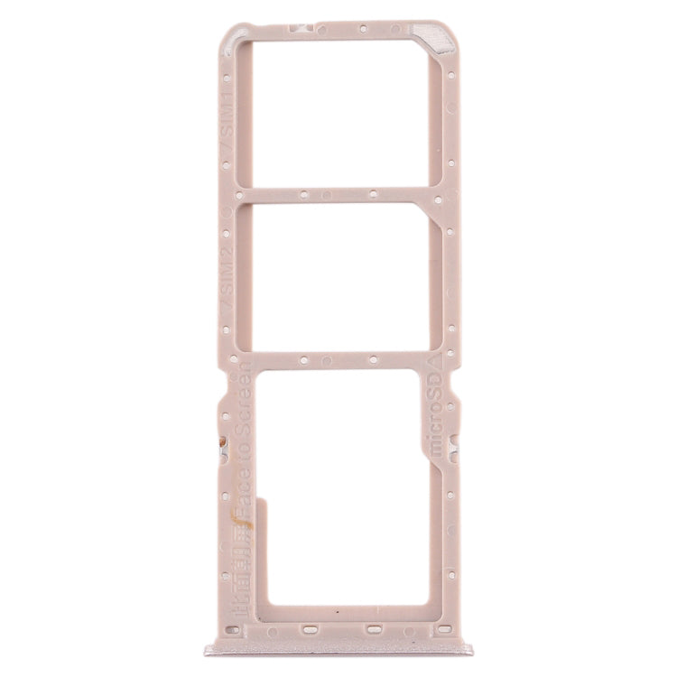 OEM Dual SIM Card + Micro SD Card Tray Holders Part for Oppo A11 - Rose Gold