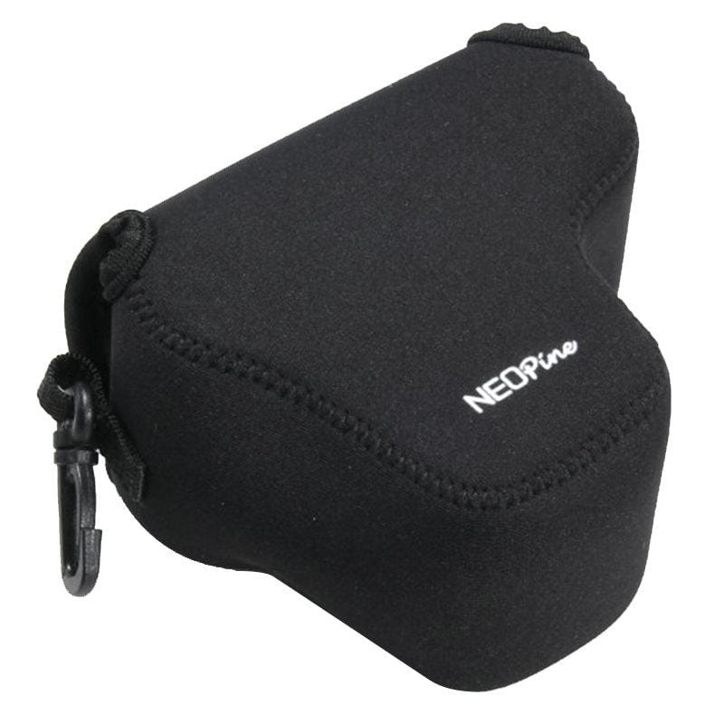 NEOpine Neoprene Shockproof Soft Case Bag with Hook for Olympus E-PL7 Camera (Black)