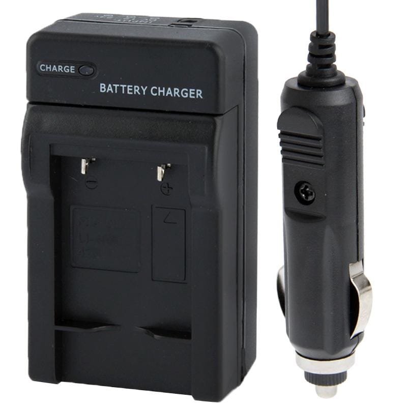 Digital Camera Battery Travel & Car Charger for Canon NB-10L (Black)