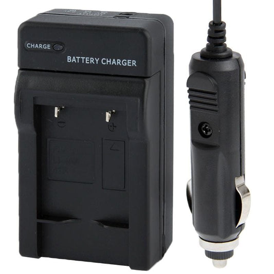 Digital Camera Battery Travel & Car Charger for Canon NB-10L (Black)
