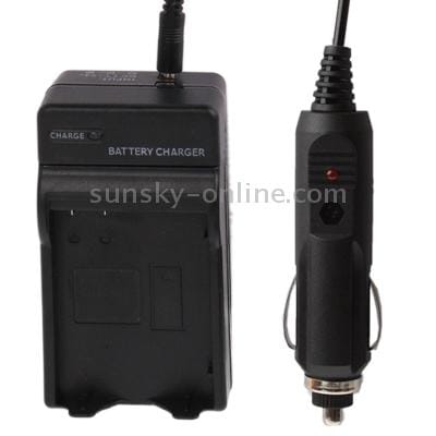 Digital Camera Battery Car Charger for Nikon ENEL14 (Black)