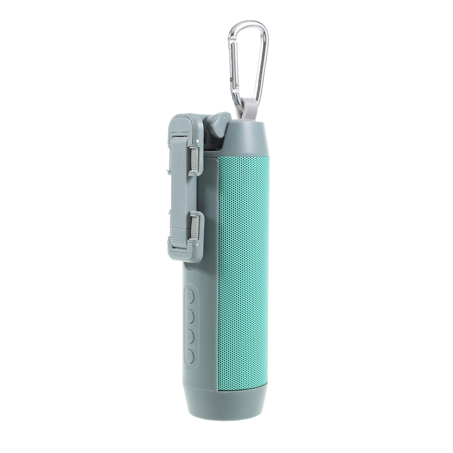 Portable Monopod Bluetooth Selfie stick + Bluetooth Speaker + Power Bank + Phone Holder - Blue