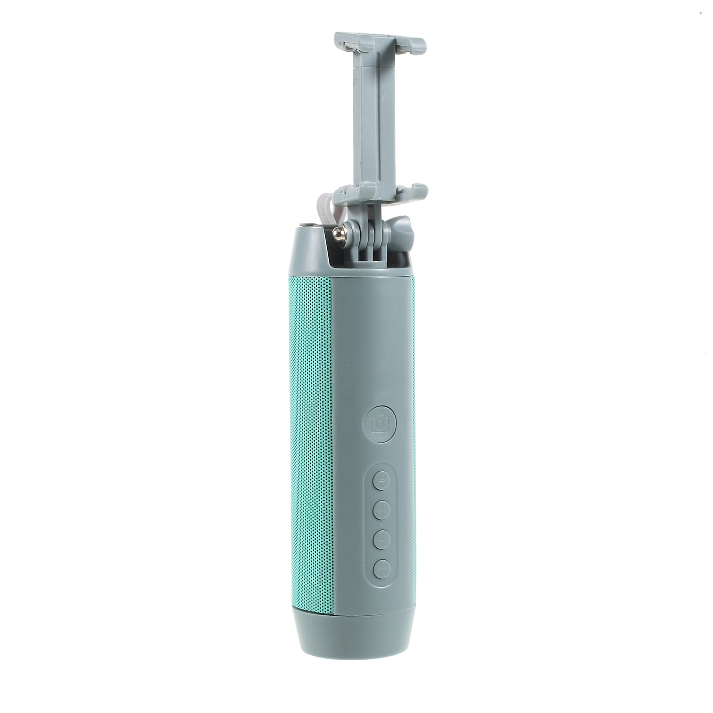 Portable Monopod Bluetooth Selfie stick + Bluetooth Speaker + Power Bank + Phone Holder - Blue