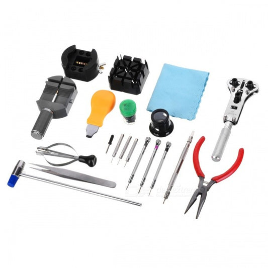 20 Pieces Watch Repairing Tool Kit with Storage Box