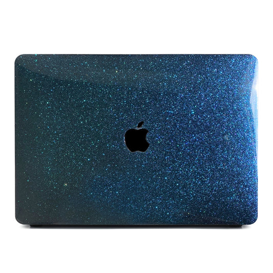 Glittery Surface Ultra-thin PC Laptop Case Protective Cover for MacBook Air 13.3-inch Retina Display A2179 (2020)/A1932/A2337 - Blue
