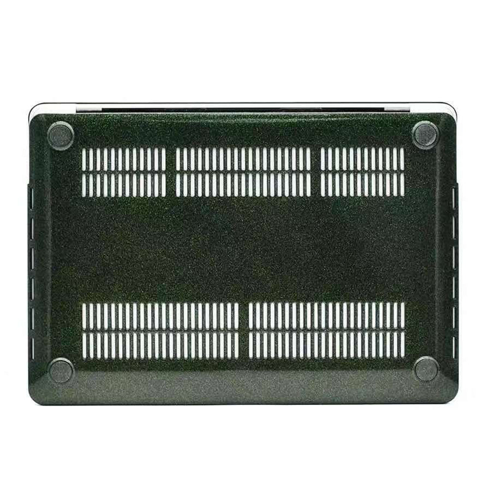 Glittery Surface Ultra-thin PC Laptop Case Protective Cover for MacBook Air 13.3-inch Retina Display A2179 (2020)/A1932/A2337 - Green