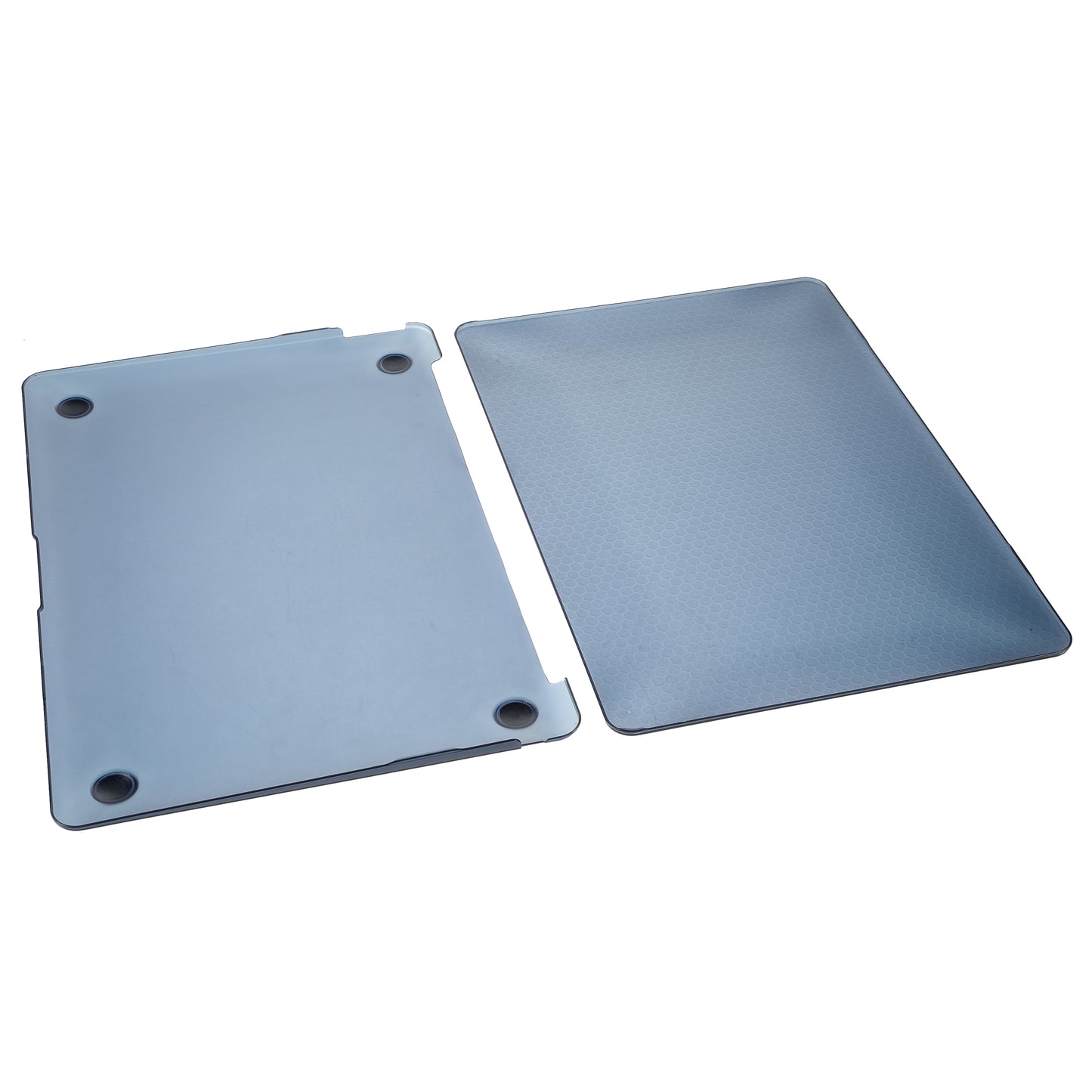 Honeycomb Texture Ultra-thin Laptop Protective Case Hard PC Notebook Shell Cover for MacBook Air 13.3-inch (A1369/A1466) - Blue