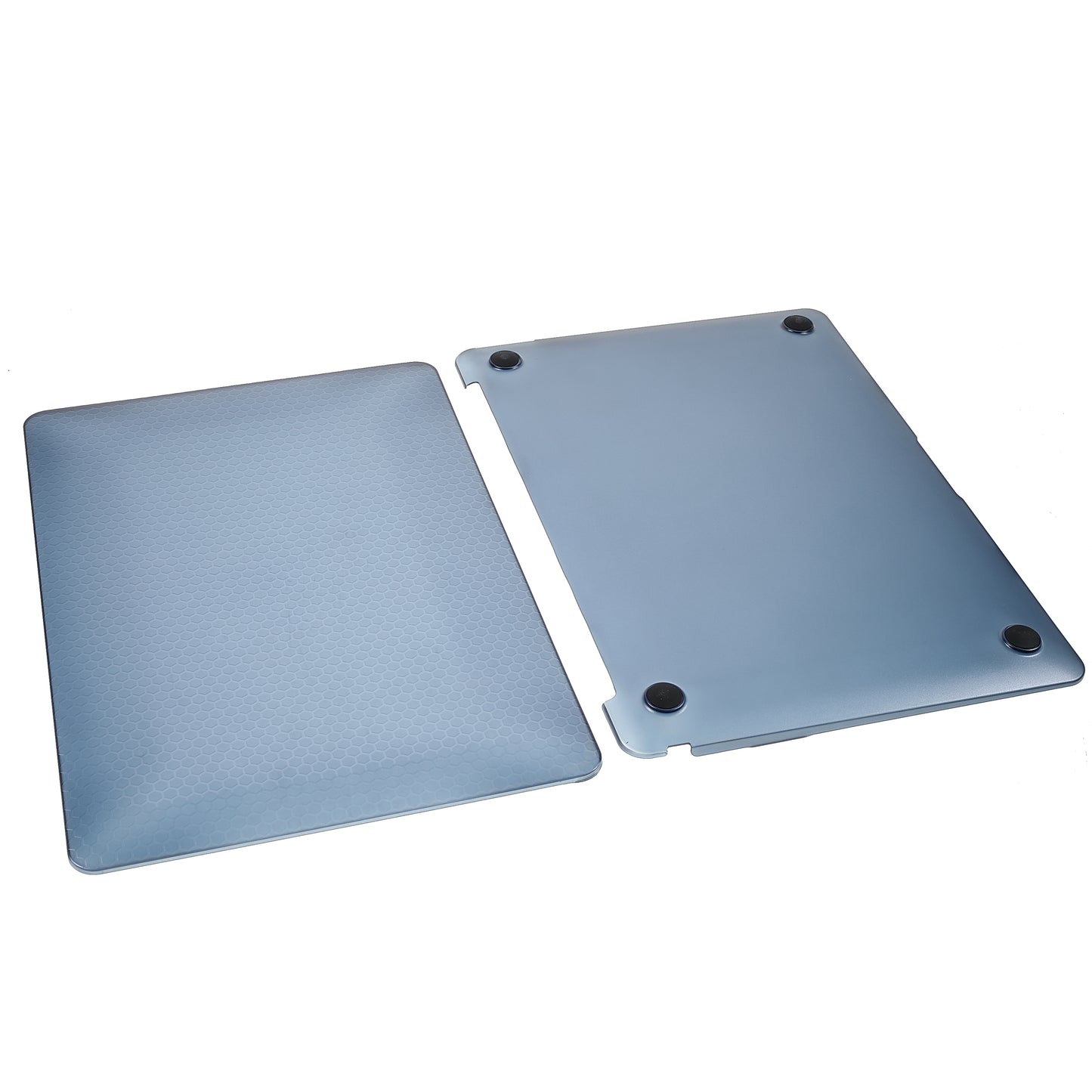 Honeycomb Texture PC Protective Cover Ultra-thin Laptop Case for MacBook Air 13.3-inch with Retina Display A2179 (2020)/A1932/A2337 - Blue