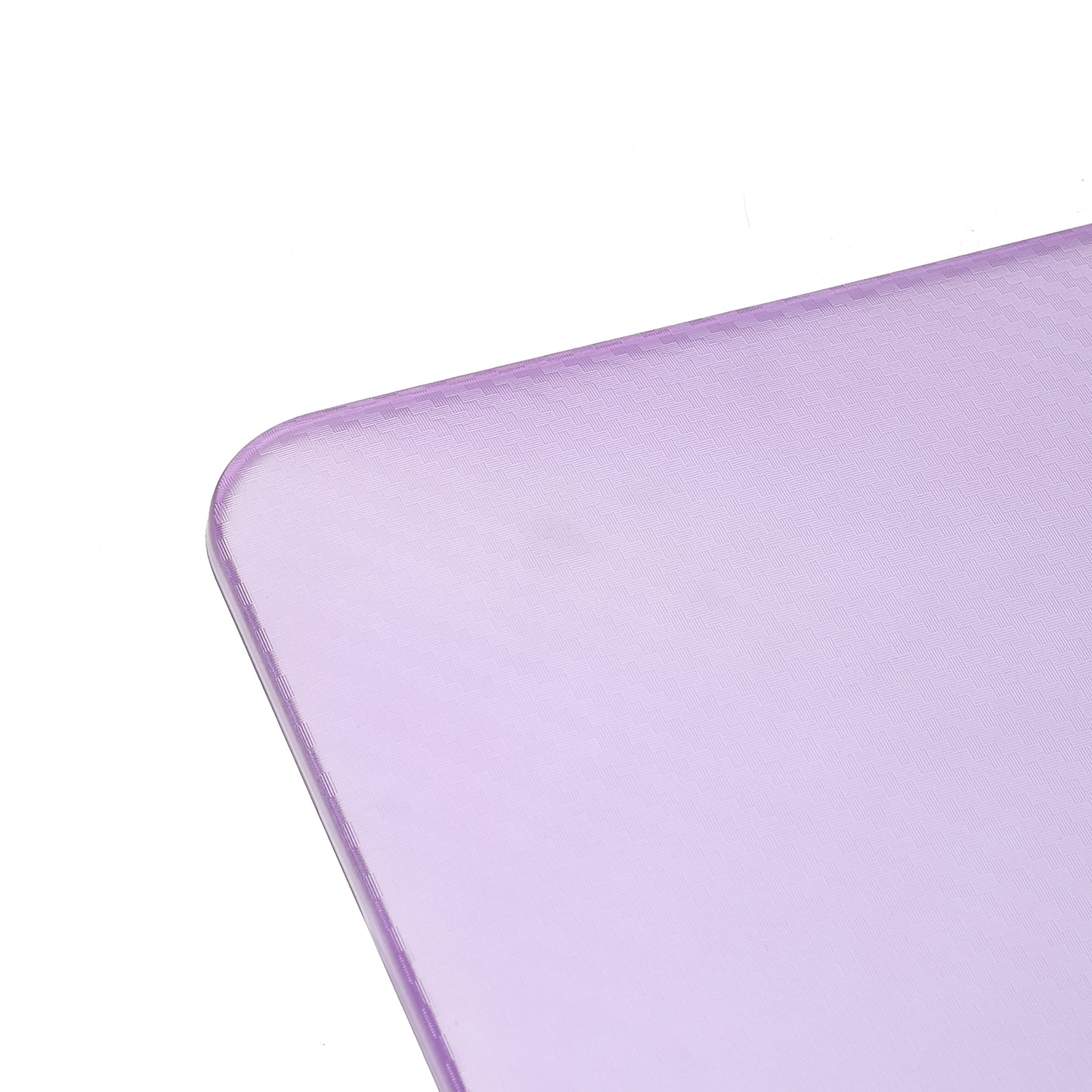 Carbon Fiber Texture Front and Back PC Laptop Protector Case for MacBook Air 13.3-inch with Retina Display A2179 (2020)/A1932/A2337 - Purple