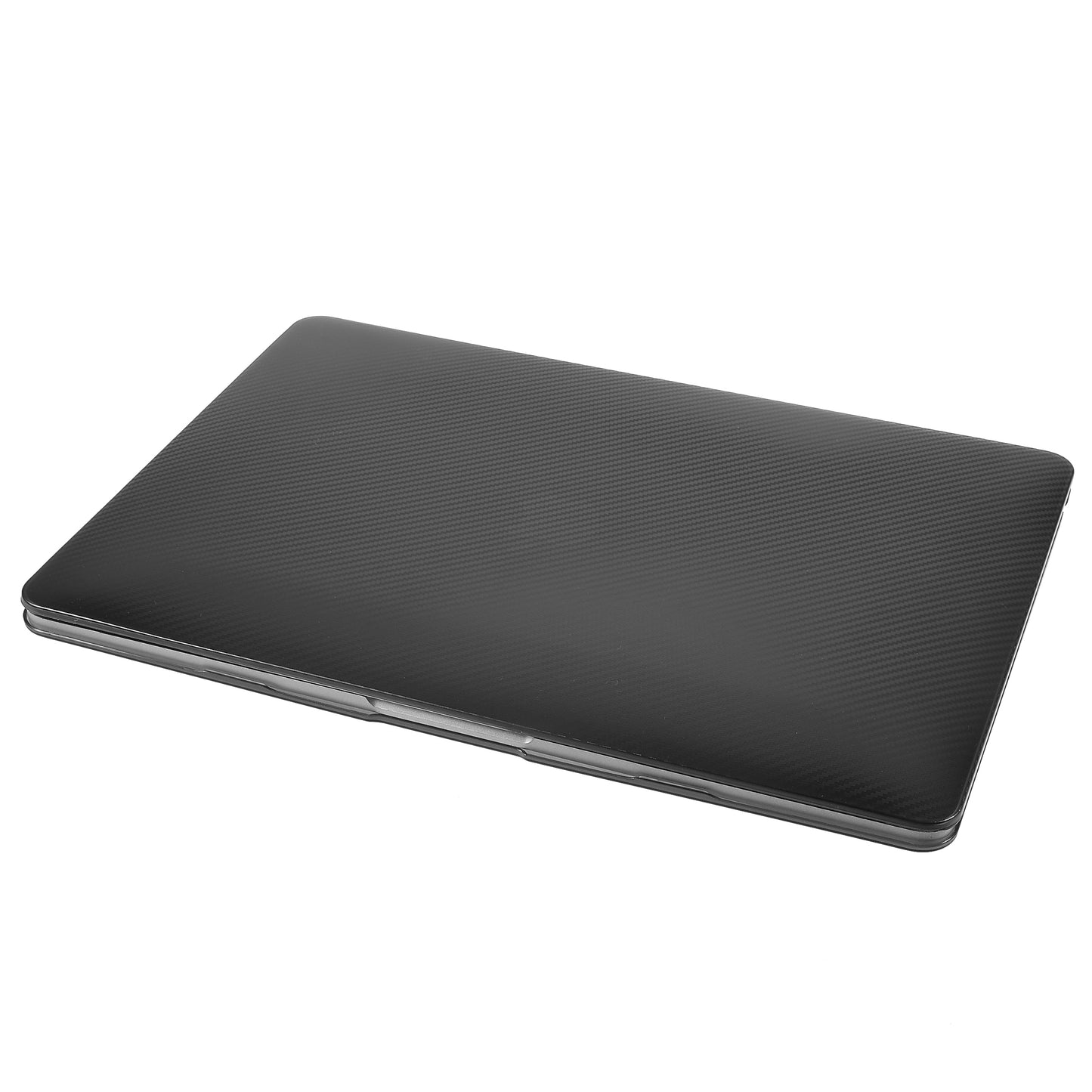 Carbon Fiber Texture Front and Back PC Laptop Protector Case for MacBook Air 13.3-inch with Retina Display A2179 (2020)/A1932/A2337 - Black