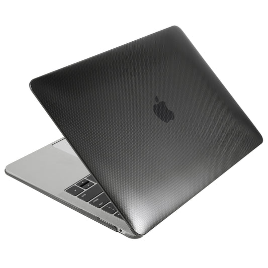 Anti-scratch Dots Pattern PC Shell Front and Back Slim Laptop Case for MacBook Pro 13-inch A1708/A1706/A1989/A2159/A2251/A2289/A2338 - Black