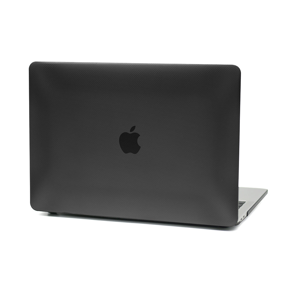 Anti-scratch Dots Pattern PC Shell Front and Back Slim Laptop Case for MacBook Pro 13-inch A1708/A1706/A1989/A2159/A2251/A2289/A2338 - Black