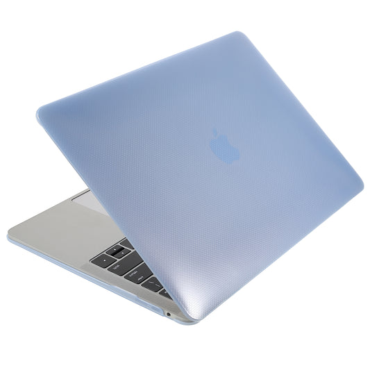 Anti-scratch Dots Pattern PC Shell Front and Back Slim Laptop Case for MacBook Pro 13-inch A1708/A1706/A1989/A2159/A2251/A2289/A2338 - Baby Blue