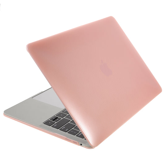 Anti-scratch Dots Pattern PC Shell Front and Back Slim Laptop Case for MacBook Pro 13-inch A1708/A1706/A1989/A2159/A2251/A2289/A2338 - Pink