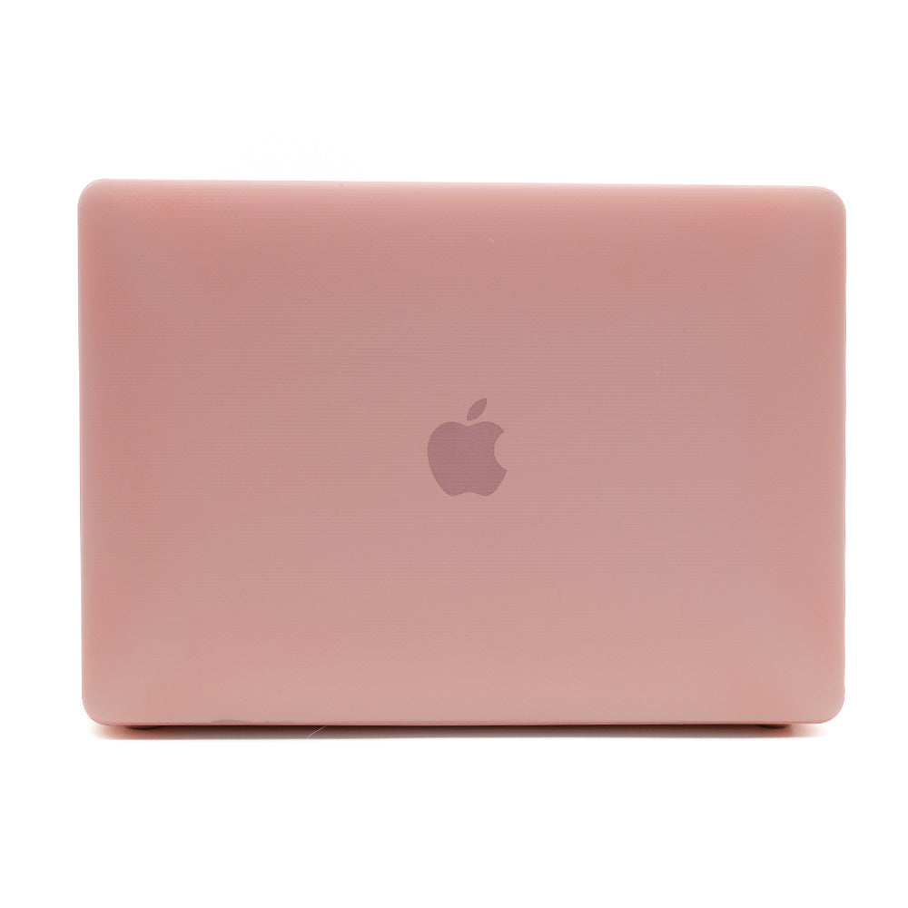 Anti-scratch Dots Pattern PC Shell Front and Back Slim Laptop Case for MacBook Pro 13-inch A1708/A1706/A1989/A2159/A2251/A2289/A2338 - Pink